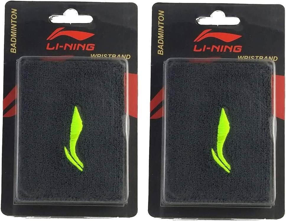 "Buy Online  Li-Ning Wrist Band for Badminton/Tennis Players I Set of 2 Exercise and Fitness Apparel"