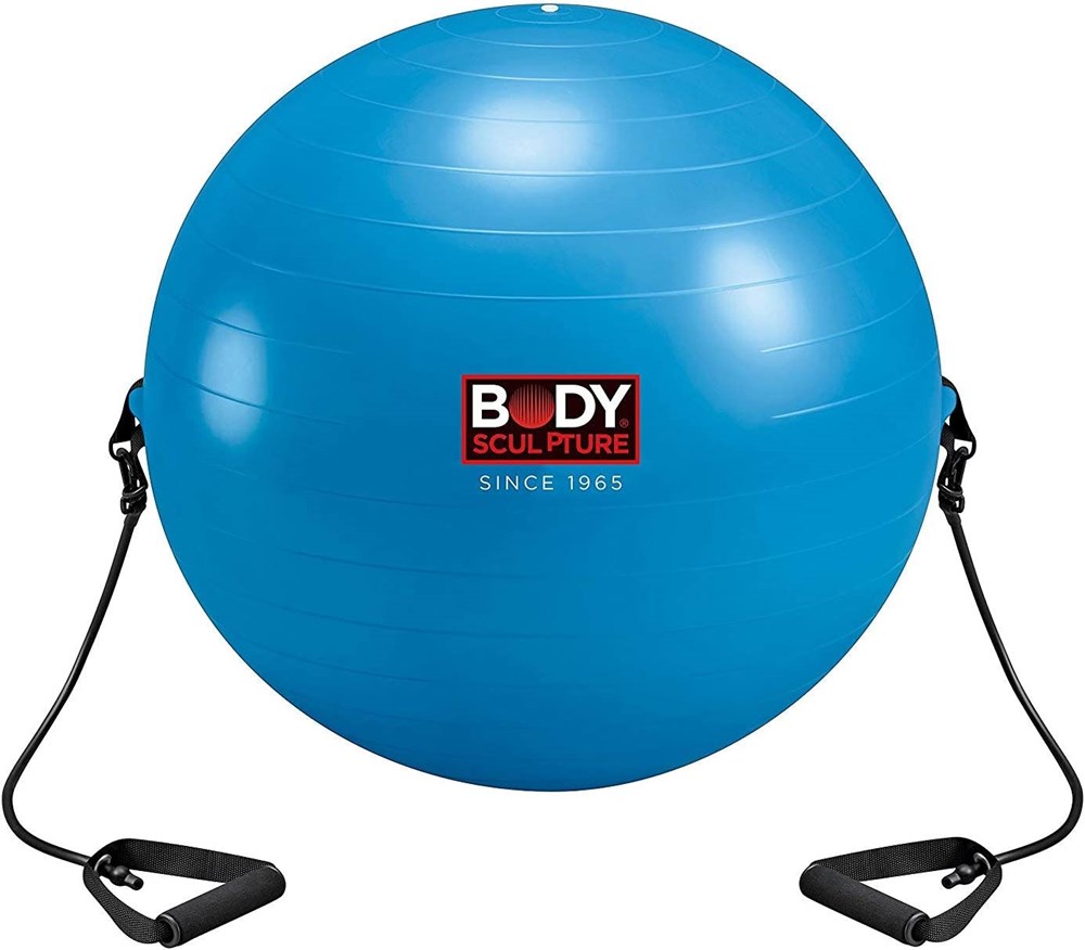 "Buy Online  BODY SCULPTURE 26 inches ANTI-BURST GYMBALL/BLUE Exercise Equipments"
