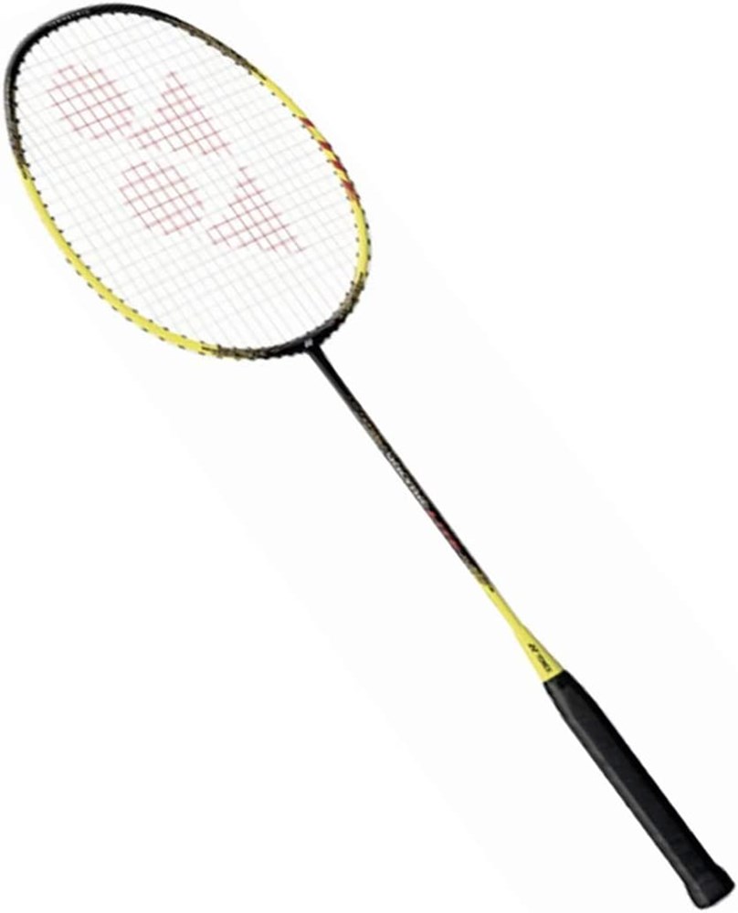 "Buy Online  YONEX Voltric Lite Badminton Pre-Strung Racket (Black/Yellow)(4UG5) Sporting Goods"