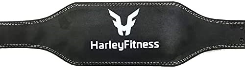 "Buy Online  Harley Fitness Weight Lifting Genuine Leather Belt - Black L Exercise and Fitness Apparel"