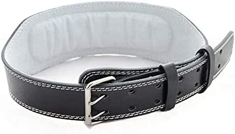 "Buy Online  Harley Fitness Weight Lifting Genuine Leather Belt - Black L Exercise and Fitness Apparel"