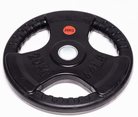 "Buy Online  Harley Fitness 20KG Rubber Coated Olympic Weight Plate Exercise Equipments"