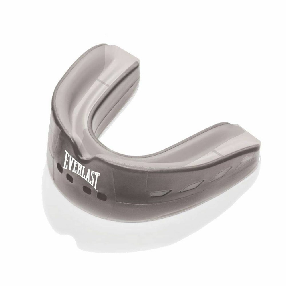 "Buy Online  Everlast Ev1400000 Single Mouth Guard Grey Exercise and Fitness Apparel"