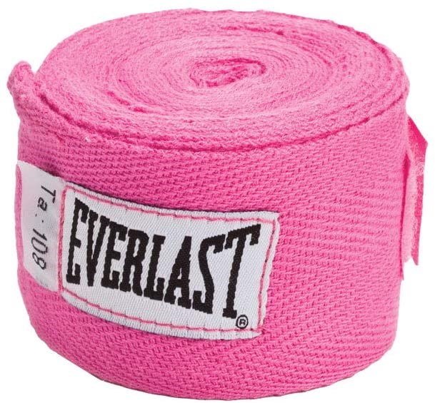 "Buy Online  Everlast Ever-4455pnk Level 1 Woven Cotton Boxing Hand Wraps 108 Exercise and Fitness Apparel"