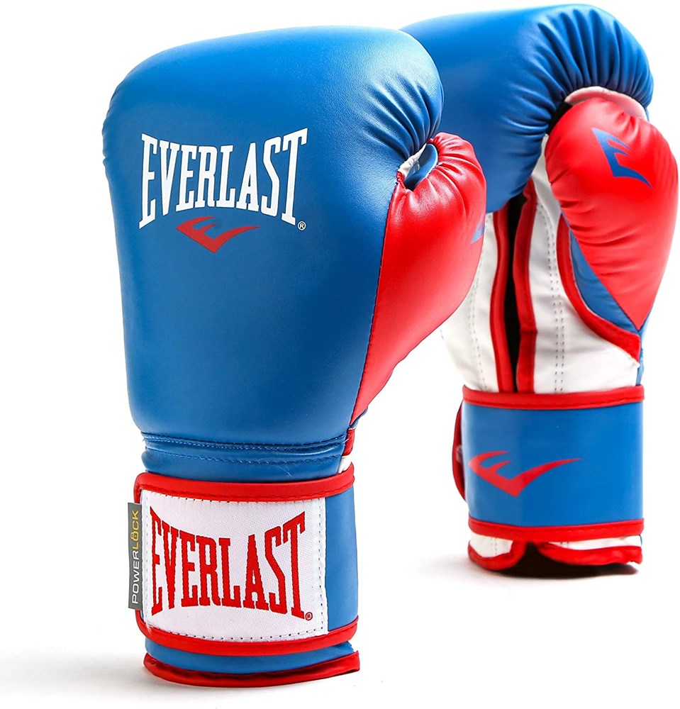 "Buy Online  Everlast Evp00000729 Powerlock Training Glove 14oz Red/Blu Exercise and Fitness Apparel"