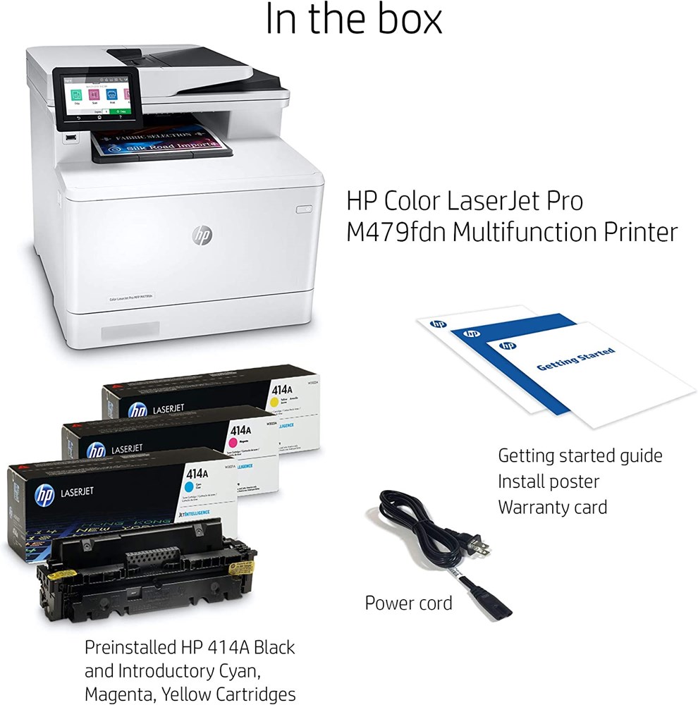 "Buy Online  HP Color LaserJet Pro MFP M479fdn Printer- W1A79A Printers"
