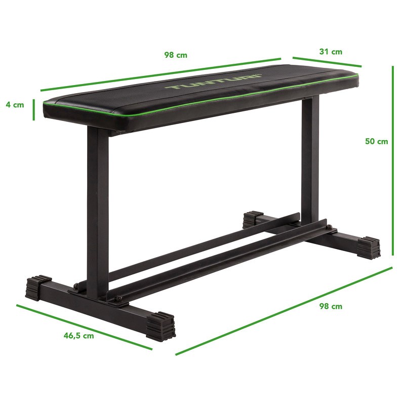 "Buy Online  Tunturi FB20 Flat Bench For Dumbbell Exercises Exercise Equipments"