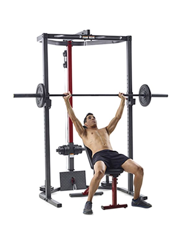 "Buy Online  Weider Pro Gym Power Rack With Lat Pull Down - Ic14933 Exercise Equipments"