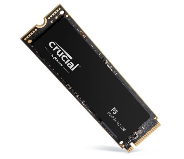 "Buy Online  CRUCIAL 1 TB M.2 NVME SSD 2280 P3 GEN 3 SPEED READ 3500 MB/S Write 3000MB/S Peripherals"