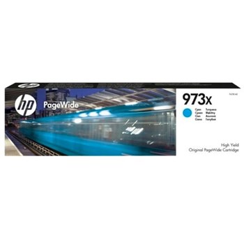 HP 973X High Yield Cyan Original PageWide Cartridge (F6T81AE)