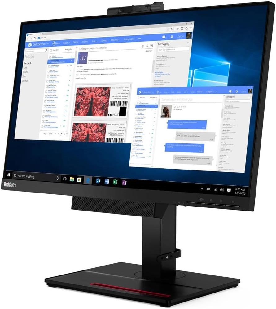 "Buy  Lenovo ThinkCentre TIO24 (Gen5) 23.8 inch FHD Touch Monitor-12NBGAT1UK Display  Online"