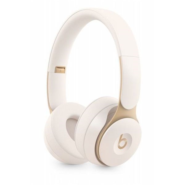 "Buy Online  Beats Solo Pro Wireless Noise Cancelling Headphones - Ivory Bluetooth Headsets & Earbuds"