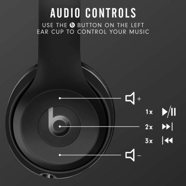 "Buy Online  Beats Solo3 Wireless Headphones - Black Bluetooth Headsets & Earbuds"