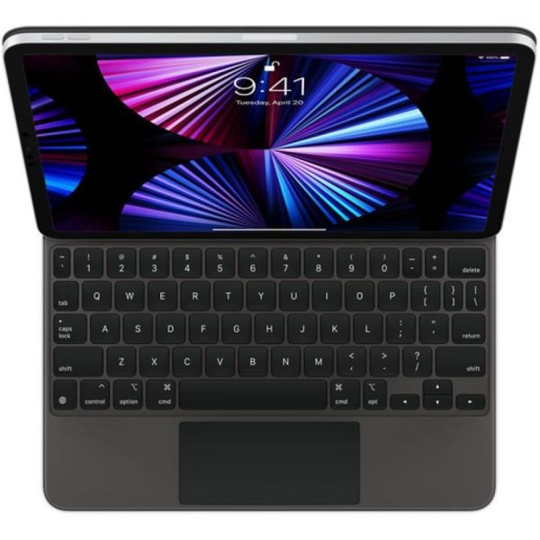 "Buy Online  Apple Magic Keyboard for iPad?Pro 11-inch (3rd generation) and iPad?Air (4th generation) - US English Black Peripherals"