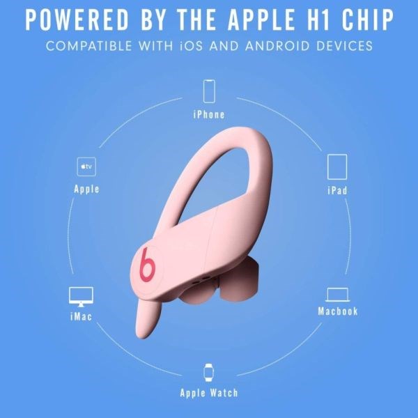 "Buy  Powerbeats Pro - Totally Wireless Earphones - Cloud Pink Bluetooth Headsets & Earbuds  Online"