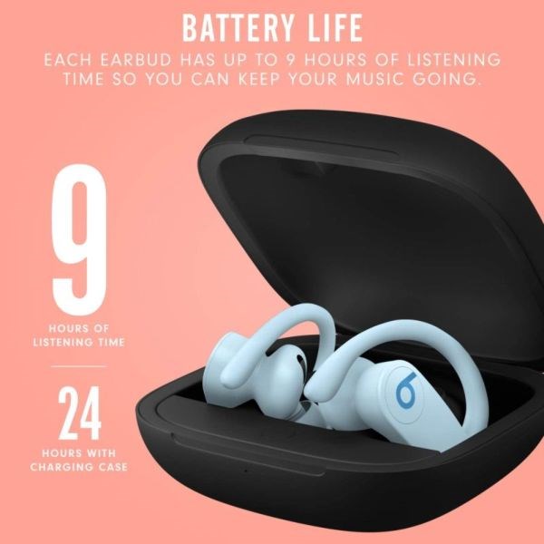 "Buy  Powerbeats Pro Totally Wireless Earphones Glacier Blue Bluetooth Headsets & Earbuds  Online"