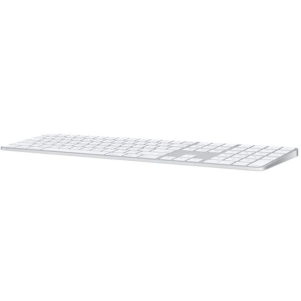 "Buy Online  Apple Magic Keyboard with Touch ID and Numeric Keypad - Arabic White Peripherals"