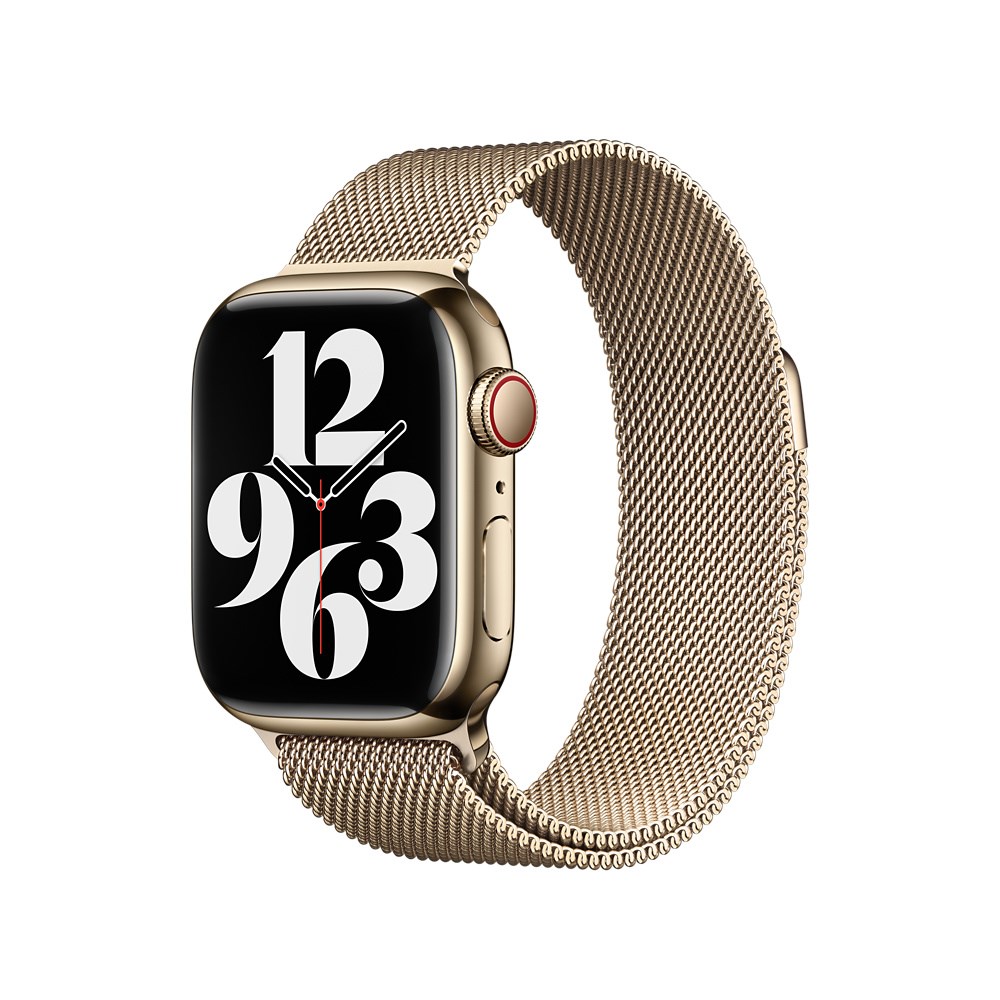 "Buy Online  Apple - 41mm Gold Milanese Loop Watches"