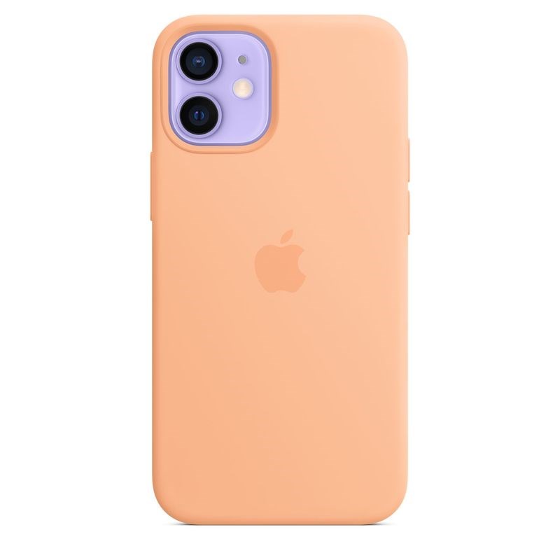 "Buy Online  iPhone 12 mini Silicone Case with  MagSafe - Cantaloupe Mobile Accessories"