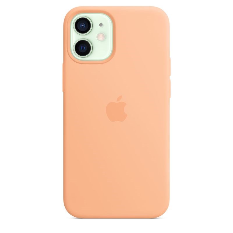 "Buy Online  iPhone 12 mini Silicone Case with  MagSafe - Cantaloupe Mobile Accessories"