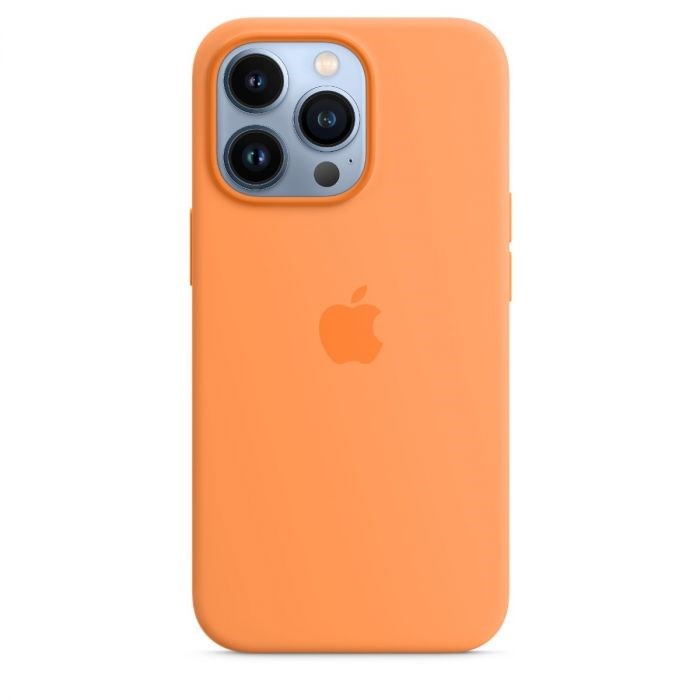"Buy Online  iPhone 13 Pro Silicone Case with  MagSafe - Marigold Mobile Accessories"