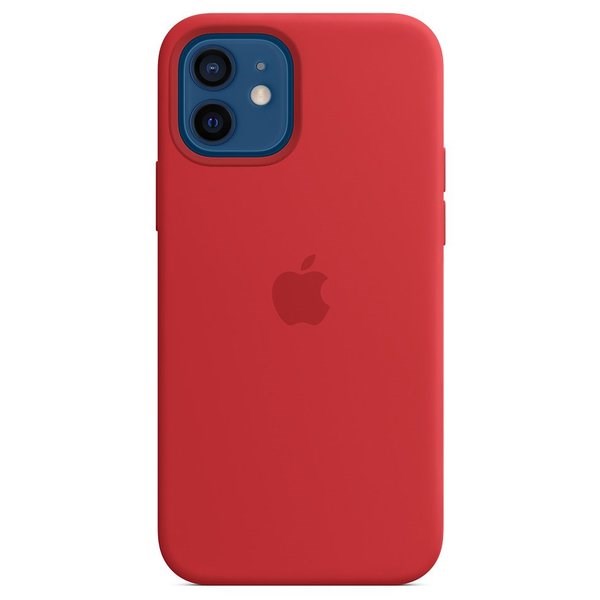 "Buy Online  iPhone 12 | 12 Pro Silicone Case  with MagSafe - (PRODUCT)RED Smart Phones"