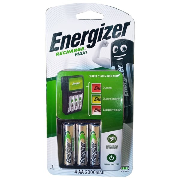 "Buy Online  Energizer Rechargeable Battery – AA Charger Pack- 4]- Peripherals"