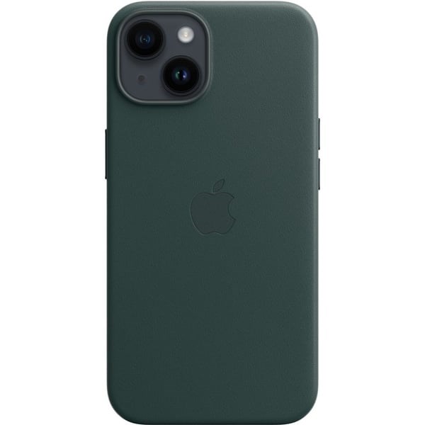"Buy Online  Apple iPhone 14 Leather Case Forest Green with MagSafe Mobile Accessories"