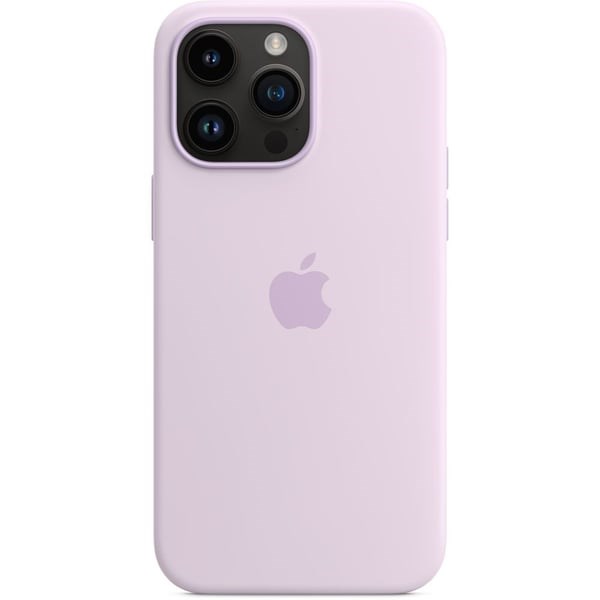 "Buy Online  Apple iPhone 14 Pro Max Silicone Case Lilac with MagSafe Mobile Accessories"