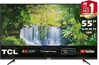 "Buy Online  TCL 55-inches LED TV UHD smart 4k android 55P616/7/8 Television and Video"