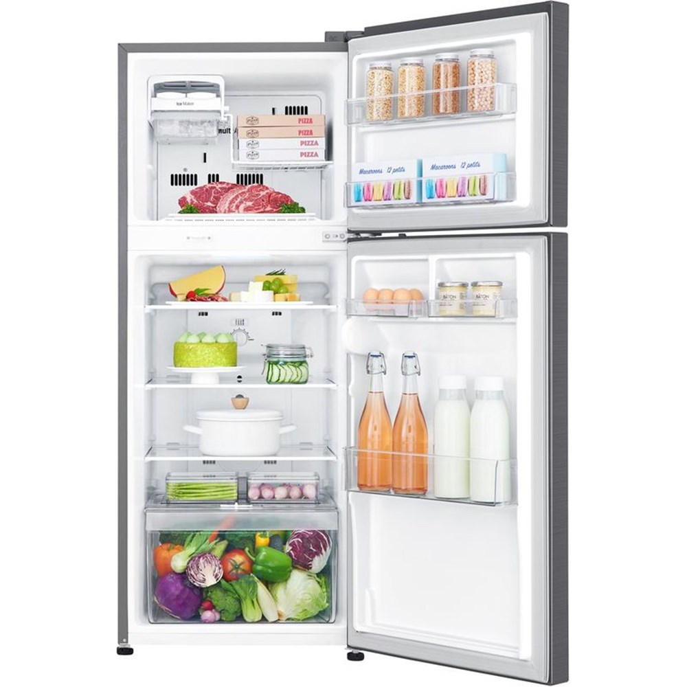 "Buy Online  LG Top Freezer Refrigerator 345 Litres GR-C345SLBB Platinum Silver Smart Inverter Compressor Multi Air Flow Smart Diagnosis Home Appliances"