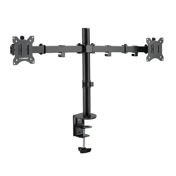 "Buy Online  Stargold Dual Arm Monitor Desk Mount Stand for 17-32 Inch LCD LED Heavy Duty Gaming Monitor Stand Fully Adjustable Arms Hold 2 Screens SG-894MB Accessories"
