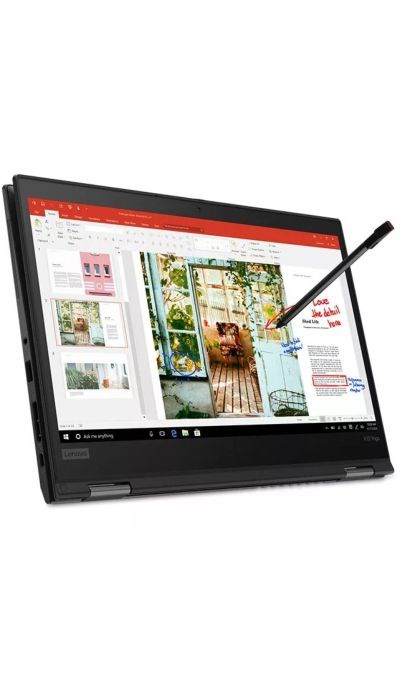 "Buy Online  Lenovo Thinkpad X13 Yoga 20W80009AD Laptop   Intel Core i7 2.80GHz 16GB 512GB Win 10 Pro 13.3inch WUXGA Black Arabic English Keyboard Laptops"