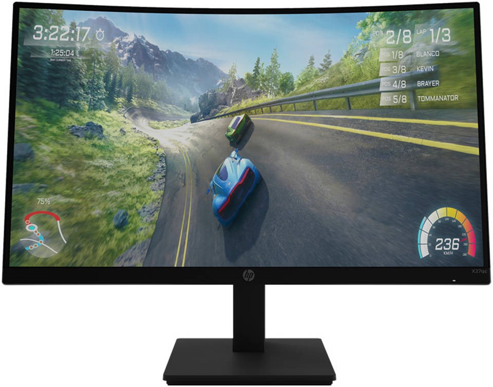 "Buy Online  HP Monitor X27c FHD Gaming ARAB 32G13AS Display"