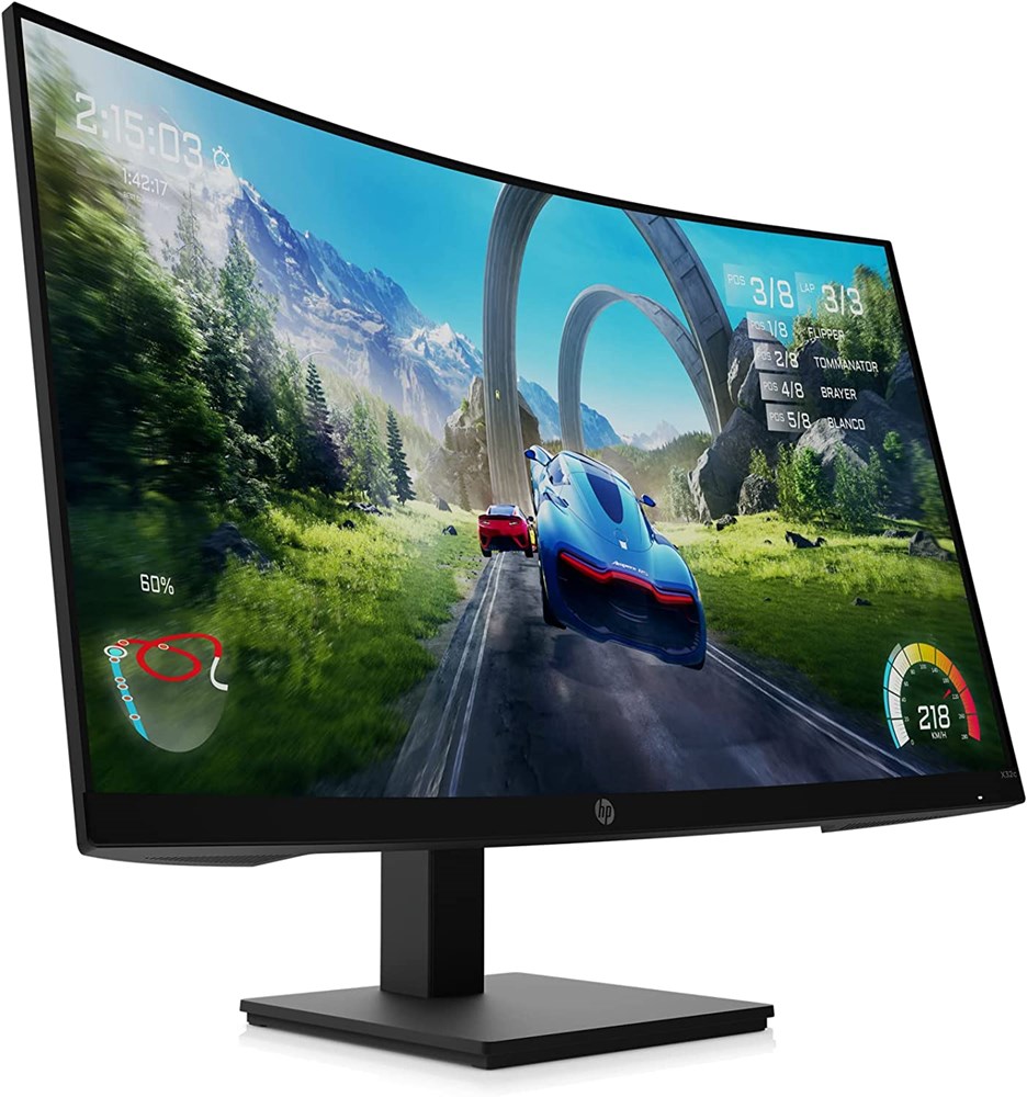 "Buy Online  HP Monitor X32c FHD Gaming ARAB 33K31AS Display"
