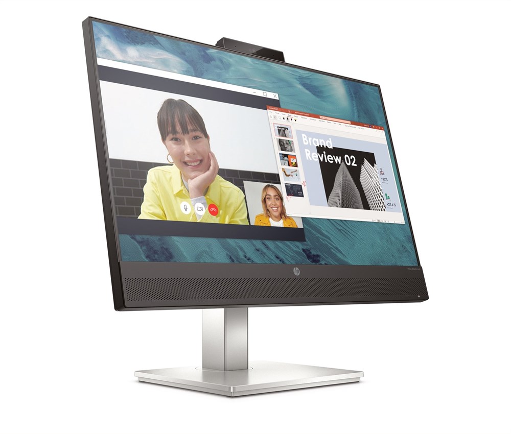 "Buy Online  HP Monitor M24 Webcam ARAB(459J3AS) Display"