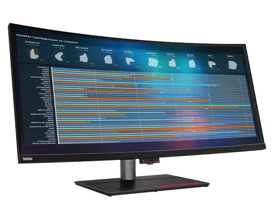 "Buy Online  Lenovo ThinkVision P40w-20 39.7 Inches WUHD IPS Monitor 4ms Intel vPro 3-side borderless 3Yr - 62C1GAT6UK Display"