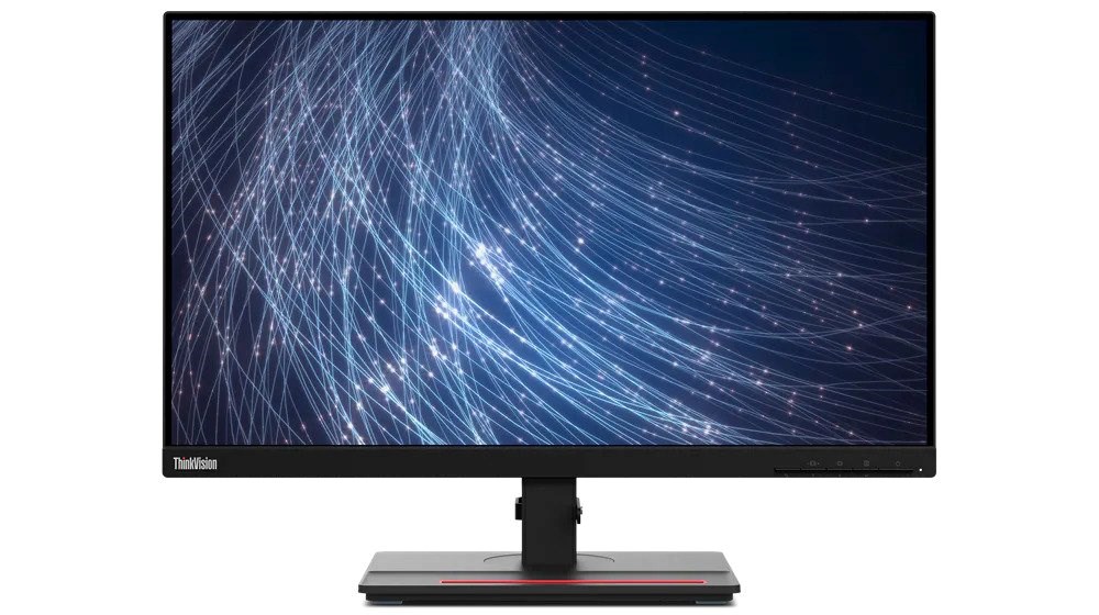 "Buy Online  Lenovo ThinkVision T24m-29 Monitor 23.8 Inches FHD IPS 3-side borderless 4ms Input connectors Pivot Stand with webcam 3Yr - 63A5GAT6UK Display"