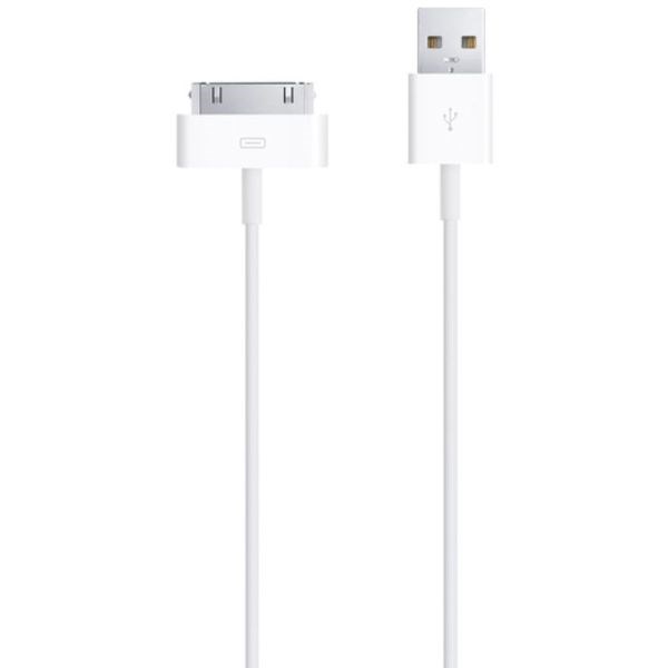 "Buy Online  Apple 30-pin to USB Cable White Mobile Accessories"