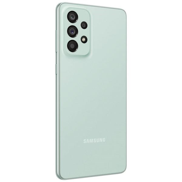 "Buy Online  Samsung A73 5G SM-A736BLGGMEA 128/8 Awesome Mint Smart Phones"