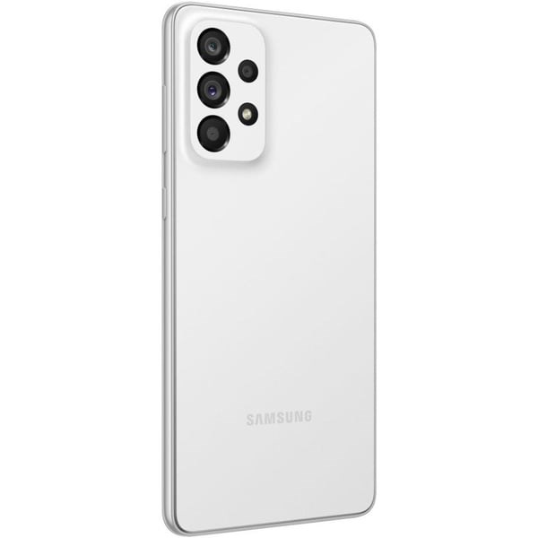 "Buy Online  Samsung A73 5G SM-A736BZWHMEA 256/8 Awesome White Smart Phones"
