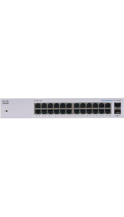 "Buy Online  Cisco Business CBS11024TD Unmanaged Switch | 24 Port GE | 2X1G SFP Shared | Limited Lifetime Protection (CBS11024TD) Networking"
