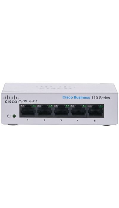 "Buy Online  Cisco Business CBS1105TD Unmanaged Switch | 5 Port GE | Desktop | EXt PS | Limited Lifetime Protection (CBS1105TD) Networking"