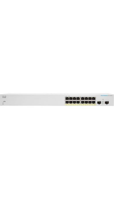 "Buy Online  Cisco Business CBS22016P2G Smart Switch | 16 Port GE | PoE | 2X1G SFP | 3Year Limited Hardware Warranty (CBS22016P2GUK) Networking"