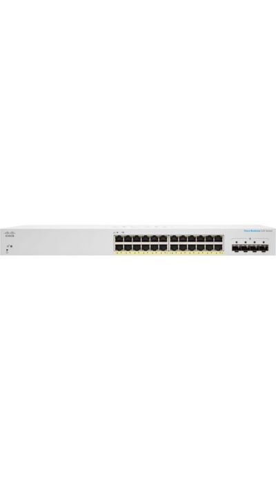 "Buy Online  Cisco Business CBS22024FP4G Smart Switch | 24 Port GE | Full PoE | 4X1G SFP | 3Year Limited Hardware Warranty (CBS22024FP4GUK) Networking"