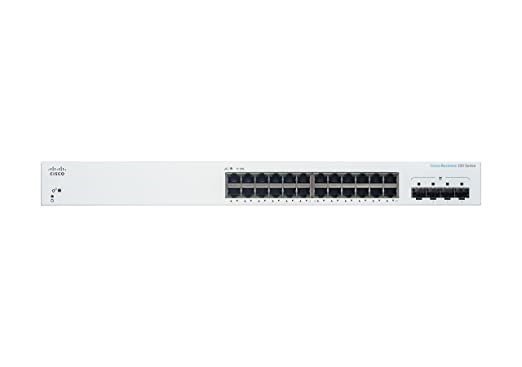 "Buy Online  Cisco CBS220 Smart 24-port GEI 4x1G SFP Networking"