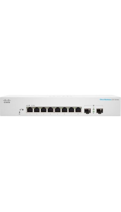 "Buy Online  Cisco Business CBS2208TE2G Smart Switch | 8 Port GE | 2X1G Small FormFactor Pluggable (SFP) | 3Year Limited Hardware Warranty (CBS2208TE2GUK) Networking"