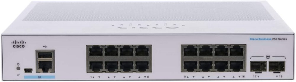 "Buy Online  Cisco CBS250 Smart 16-port GEI 2x1G SFP Networking"