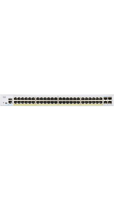 "Buy Online  Cisco Business CBS25048P4G Smart Switch | 48 Port GE | PoE | 4X1G SFP | Limited Lifetime Protection (CBS25048P4G) Networking"
