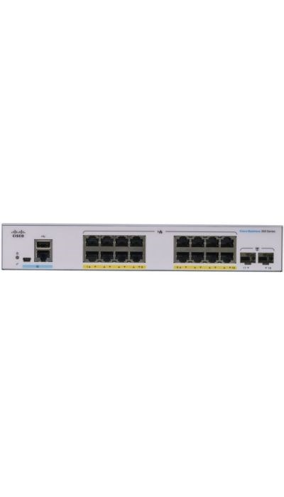 "Buy Online  Cisco Business CBS35016FP2G Managed Switch | 16 Port GE | Full PoE | 2X1G SFP | Limited Lifetime Protection (CBS35016FP2G) Networking"